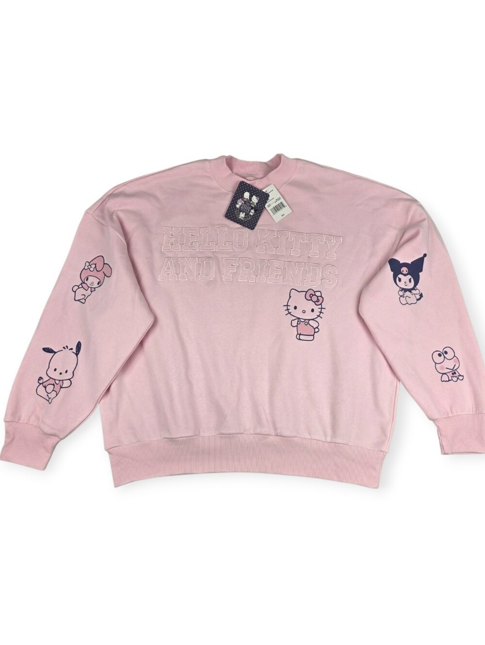 Sanrio Hello Kitty And Friends Sweater Women's Size XL Pink New With Tags